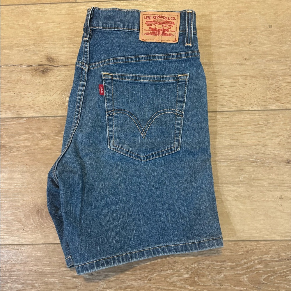 Levi's Blue Denim Women's Shorts